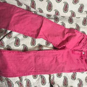 Women's Pink Flare Jeans